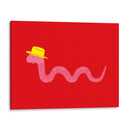 Gusano Occidental Ondulante - Anyone Can Yeehaw | Cuadro decorativo de Canvas Lab