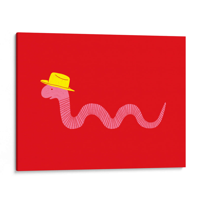 Gusano Occidental Ondulante - Anyone Can Yeehaw | Cuadro decorativo de Canvas Lab