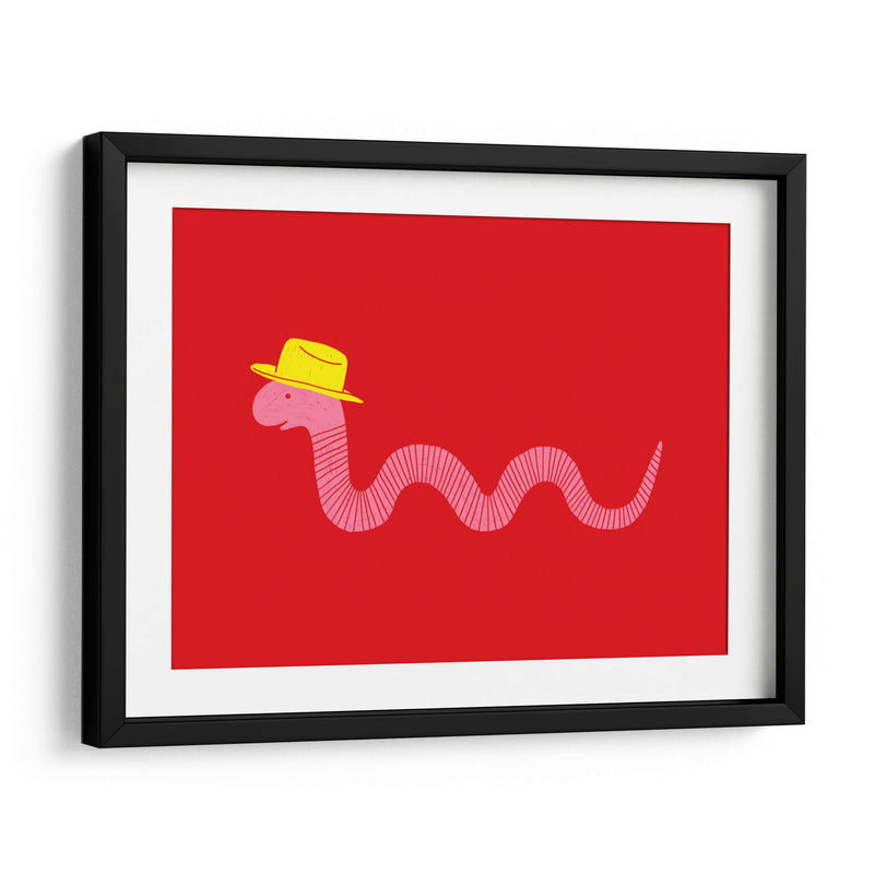 Gusano Occidental Ondulante - Anyone Can Yeehaw | Cuadro decorativo de Canvas Lab