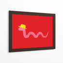 Gusano Occidental Ondulante - Anyone Can Yeehaw | Cuadro decorativo de Canvas Lab