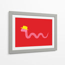 Gusano Occidental Ondulante - Anyone Can Yeehaw | Cuadro decorativo de Canvas Lab
