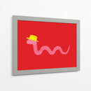 Gusano Occidental Ondulante - Anyone Can Yeehaw | Cuadro decorativo de Canvas Lab