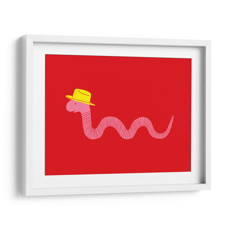 Gusano Occidental Ondulante - Anyone Can Yeehaw | Cuadro decorativo de Canvas Lab