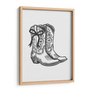 Botas vaqueras negras con lazo - Jolly and Dash | Cuadro decorativo de Canvas Lab