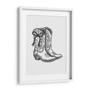 Botas vaqueras negras con lazo - Jolly and Dash | Cuadro decorativo de Canvas Lab