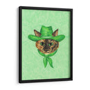 Tilly la gata vaquera tortuga - Anyone Can Yeehaw | Cuadro decorativo de Canvas Lab