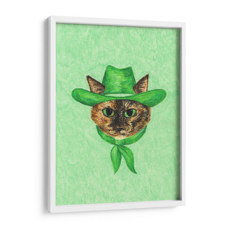 Tilly la gata vaquera tortuga - Anyone Can Yeehaw | Cuadro decorativo de Canvas Lab