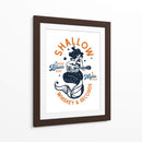 Shallow Whiskey - un registro de música de bar de buceo Sirena - The Whiskey Ginger | Cuadro decorativo de Canvas Lab