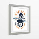 Shallow Whiskey - un registro de música de bar de buceo Sirena - The Whiskey Ginger | Cuadro decorativo de Canvas Lab