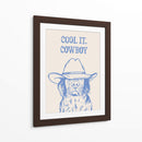 Cool it, Cowboy azul - Tara Royle | Cuadro decorativo de Canvas Lab