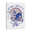 Stay Salty Siren Lounge Lounge Pin-Up Sirena - The Whiskey Ginger | Cuadro decorativo de Canvas Lab