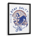 Stay Salty Siren Lounge Lounge Pin-Up Sirena - The Whiskey Ginger | Cuadro decorativo de Canvas Lab