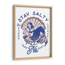 Stay Salty Siren Lounge Lounge Pin-Up Sirena - The Whiskey Ginger | Cuadro decorativo de Canvas Lab