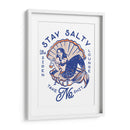 Stay Salty Siren Lounge Lounge Pin-Up Sirena - The Whiskey Ginger | Cuadro decorativo de Canvas Lab