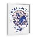 Stay Salty Siren Lounge Lounge Pin-Up Sirena - The Whiskey Ginger | Cuadro decorativo de Canvas Lab