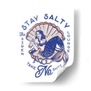 Stay Salty Siren Lounge Lounge Pin-Up Sirena - The Whiskey Ginger | Cuadro decorativo de Canvas Lab