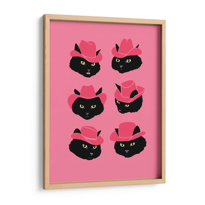 Marcy la Gata Vaquera - Anyone Can Yeehaw | Cuadro decorativo de Canvas Lab