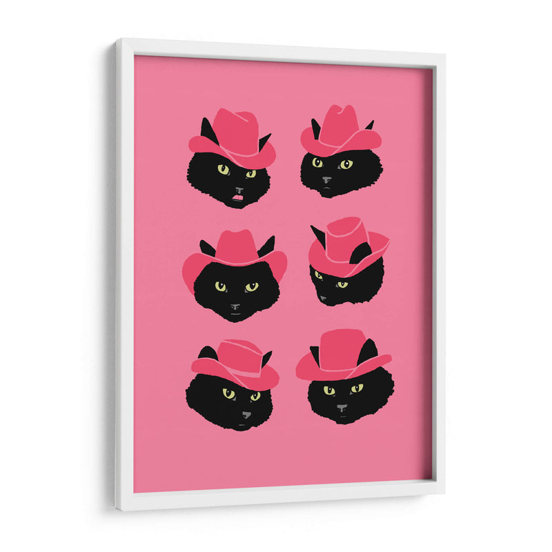 Marcy la Gata Vaquera - Anyone Can Yeehaw | Cuadro decorativo de Canvas Lab