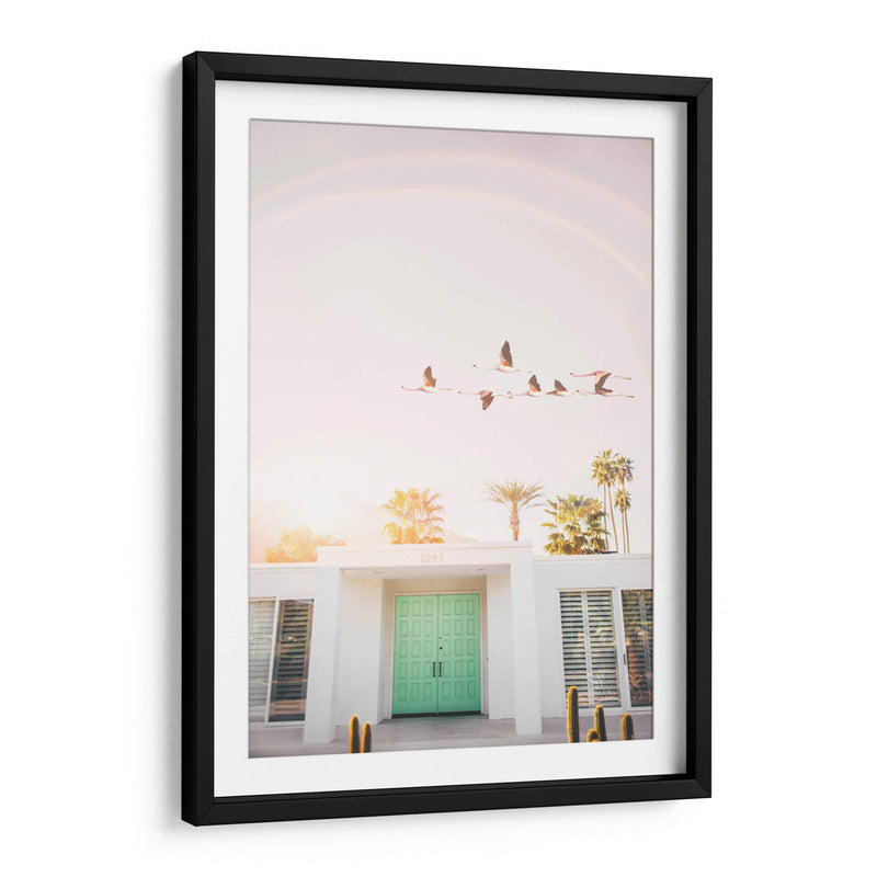 Flamencos en Palm Springs - Kathrin Pienaar | Cuadro decorativo de Canvas Lab