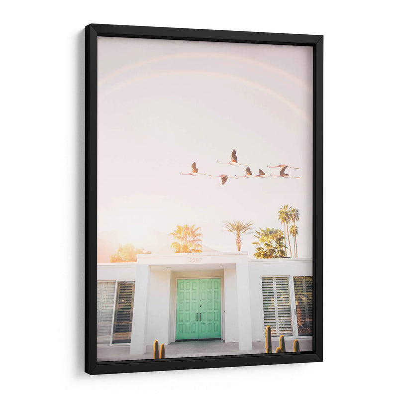 Flamencos en Palm Springs - Kathrin Pienaar | Cuadro decorativo de Canvas Lab