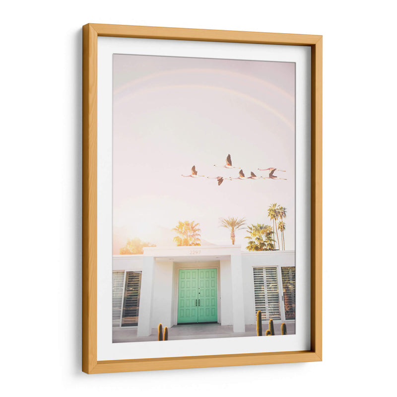 Flamencos en Palm Springs - Kathrin Pienaar | Cuadro decorativo de Canvas Lab
