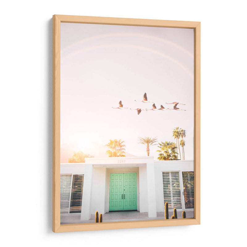 Flamencos en Palm Springs - Kathrin Pienaar | Cuadro decorativo de Canvas Lab