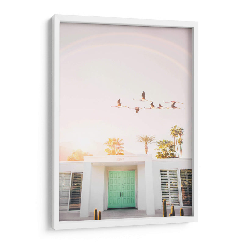 Flamencos en Palm Springs - Kathrin Pienaar | Cuadro decorativo de Canvas Lab