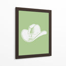 Sombrero vaquero verde salvia - Jolly and Dash | Cuadro decorativo de Canvas Lab