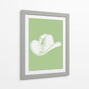Sombrero vaquero verde salvia - Jolly and Dash | Cuadro decorativo de Canvas Lab
