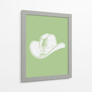 Sombrero vaquero verde salvia - Jolly and Dash | Cuadro decorativo de Canvas Lab