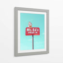 Letrero Antiguo de Mr. Ed's Drive In en Urbana, Misuri, EE. UU. - Tom Windeknecht | Cuadro decorativo de Canvas Lab