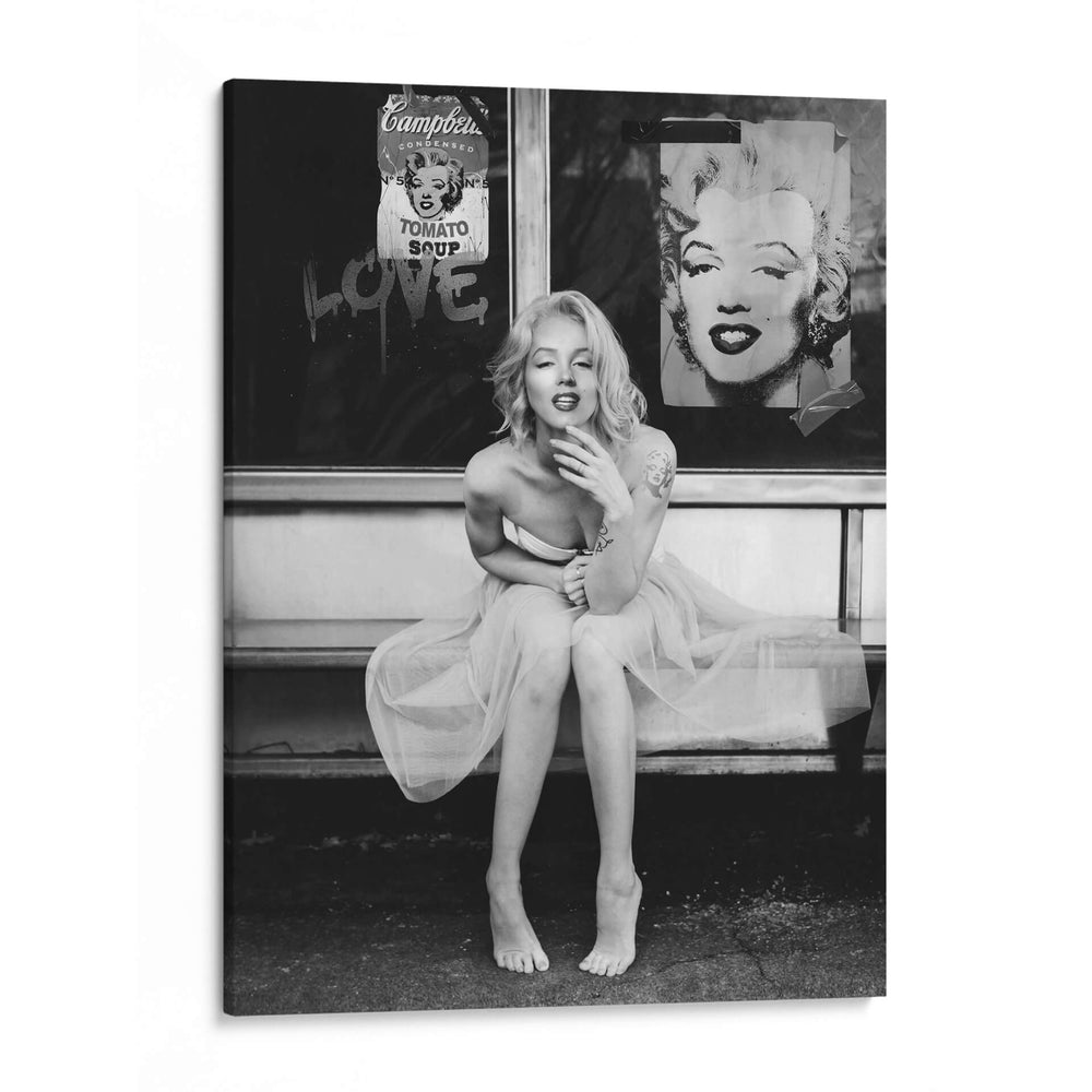 Nueva Marilyn B/N - Dikhotomy | Cuadro decorativo de Canvas Lab