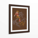 Howdy - Vaquera montando un caballo encabritado - Nikita Jariwala | Cuadro decorativo de Canvas Lab