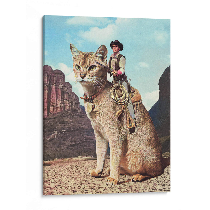 Gato llanero solitario - Vertigo Artography | Cuadro decorativo de Canvas Lab