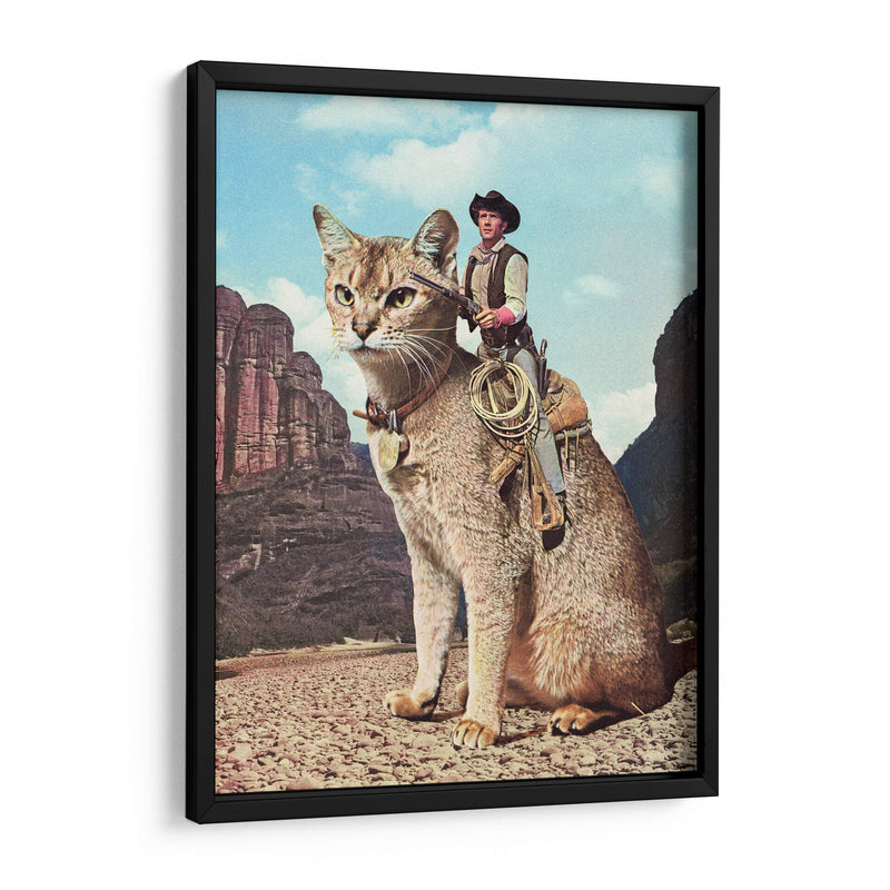 Gato llanero solitario - Vertigo Artography | Cuadro decorativo de Canvas Lab