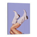 Estas botas - purpurina muy peri periwinkle - Vertigo Artography | Cuadro decorativo de Canvas Lab