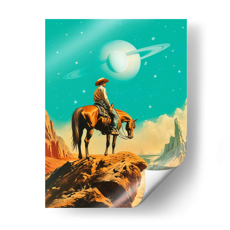 Un Astronauta Occidental - Taudalpoi | Cuadro decorativo de Canvas Lab