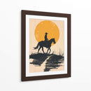 Vaquero en el Atardecer - Andreas Magnusson | Cuadro decorativo de Canvas Lab
