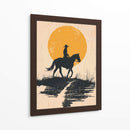Vaquero en el Atardecer - Andreas Magnusson | Cuadro decorativo de Canvas Lab