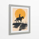 Vaquero en el Atardecer - Andreas Magnusson | Cuadro decorativo de Canvas Lab