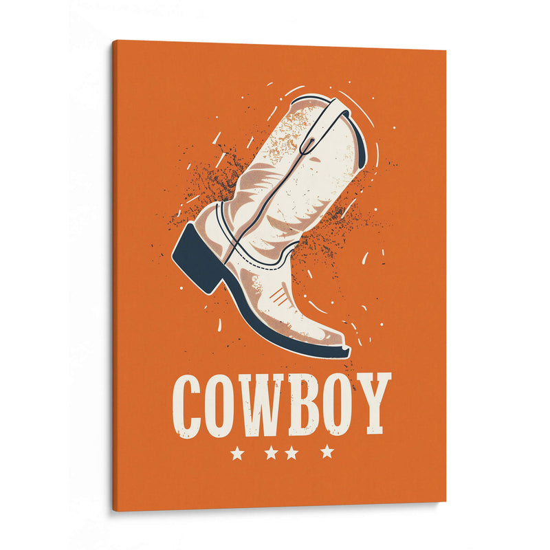 Botas Cowboy Vintage - Fluidys | Cuadro decorativo de Canvas Lab