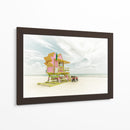 MIAMI BEACH Estilo Vintage de Florida - Melanie Viola | Cuadro decorativo de Canvas Lab