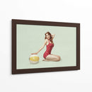 Pin-up De Playa - Bart Peeters | Cuadro decorativo de Canvas Lab