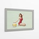 Pin-up De Playa - Bart Peeters | Cuadro decorativo de Canvas Lab