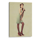 Chica Pin-Up con refresco - Bart Peeters | Cuadro decorativo de Canvas Lab