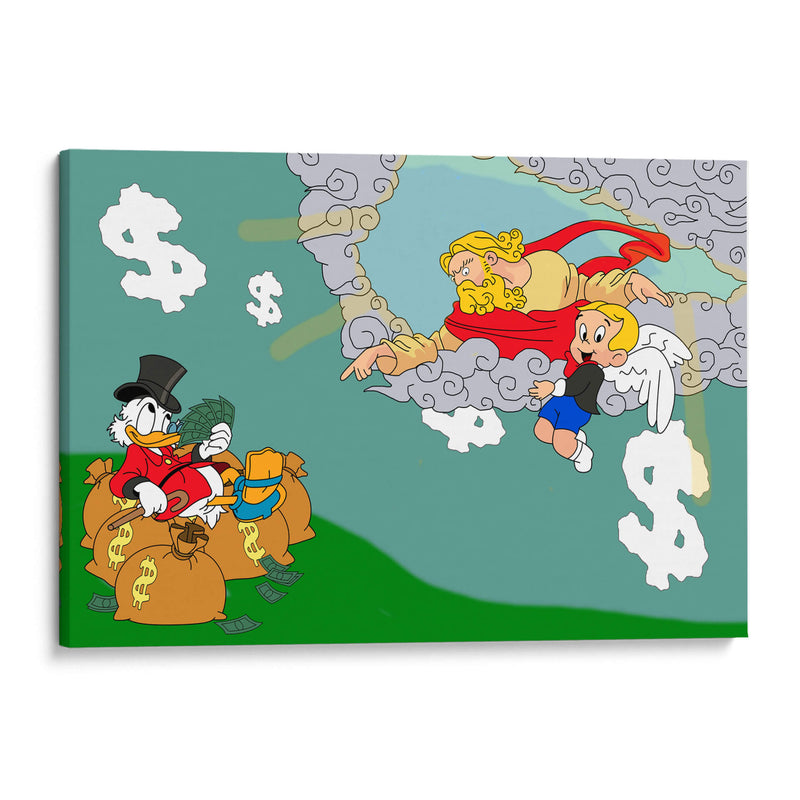 Creación de Adán Money 0 - Khevth Art | Cuadro decorativo de Canvas Lab