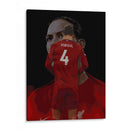 Virgil Van Dijk - Vicky Hanggara | Cuadro decorativo de Canvas Lab