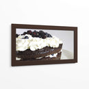 Pastel de chocolate con frutos y crema batida 2 - mem | Cuadro decorativo de Canvas Lab