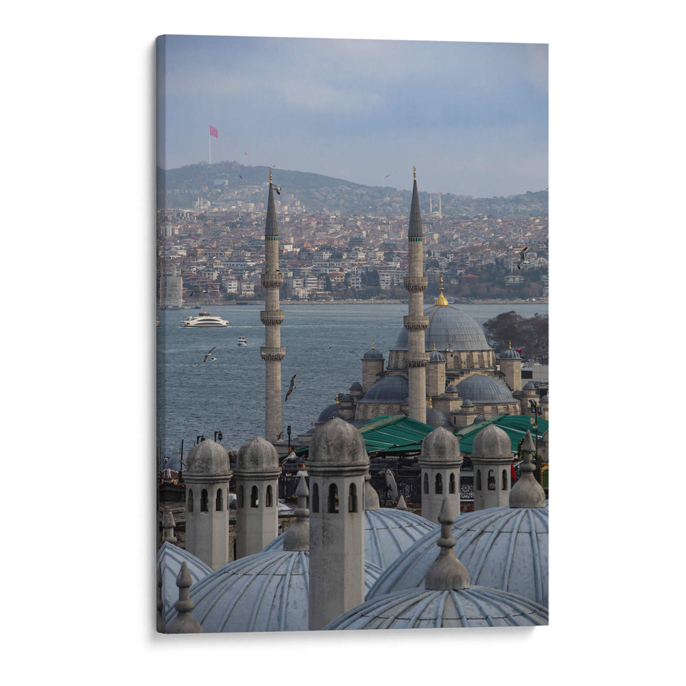 Vista de las Mezquitas de Estambul desde la parte europea - Luis Rodrigo Magaña Andrade | Cuadro decorativo de Canvas Lab