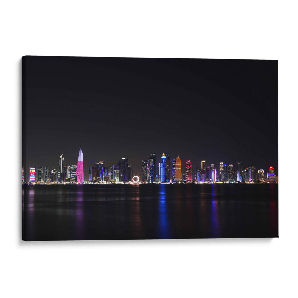 Vista de Doha en Qatar durante el mundial del 2022 - Luis Rodrigo Magaña Andrade | Cuadro decorativo de Canvas Lab